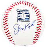 Jim Kaat Autographed Official Hall Of Fame HOF Logo Baseball New York Yankees Beckett BAS Witness Stock #212254
