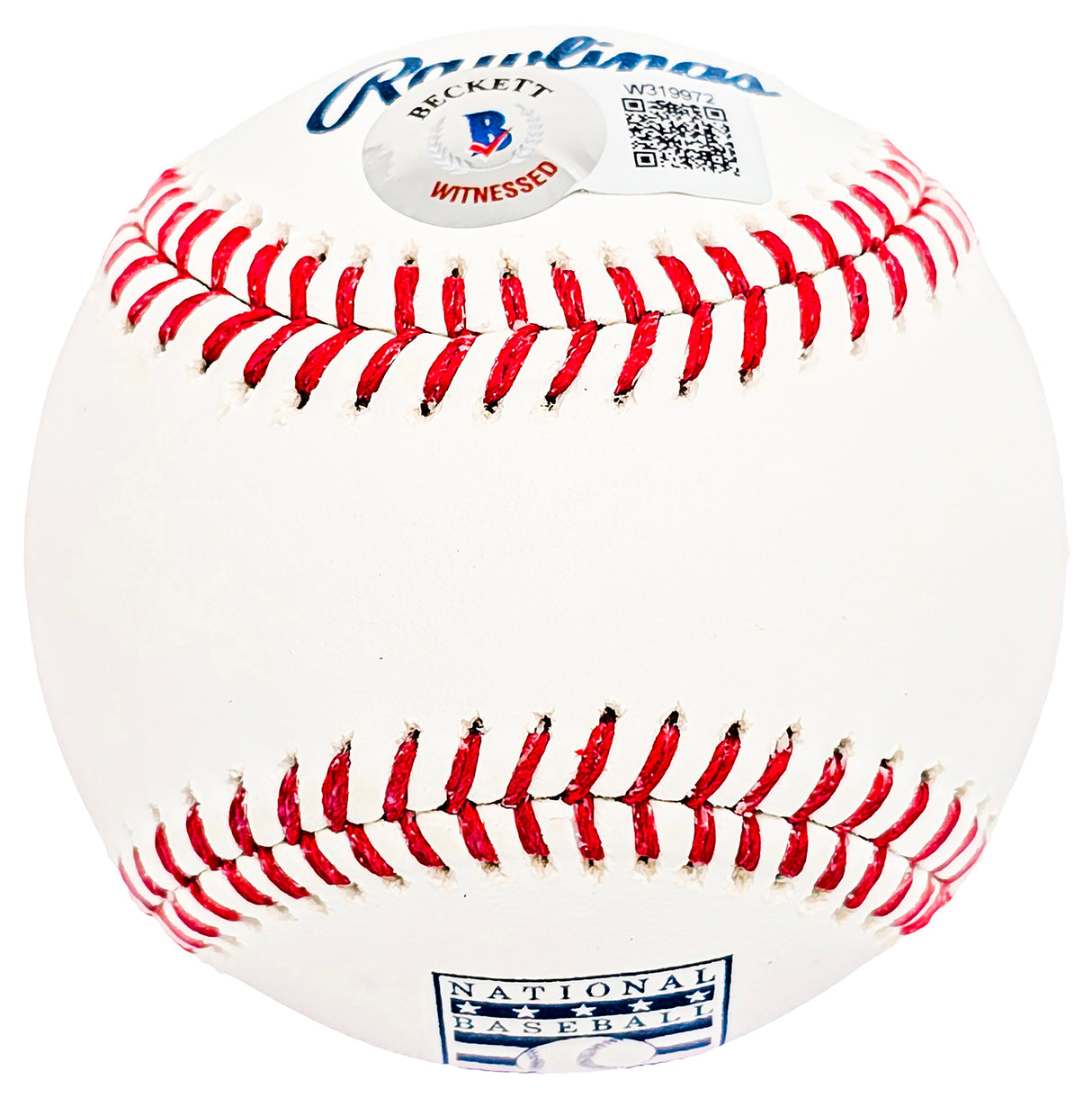 Jim Kaat Autographed Official Hall Of Fame HOF Logo Baseball New York Yankees Beckett BAS Witness Stock #212254