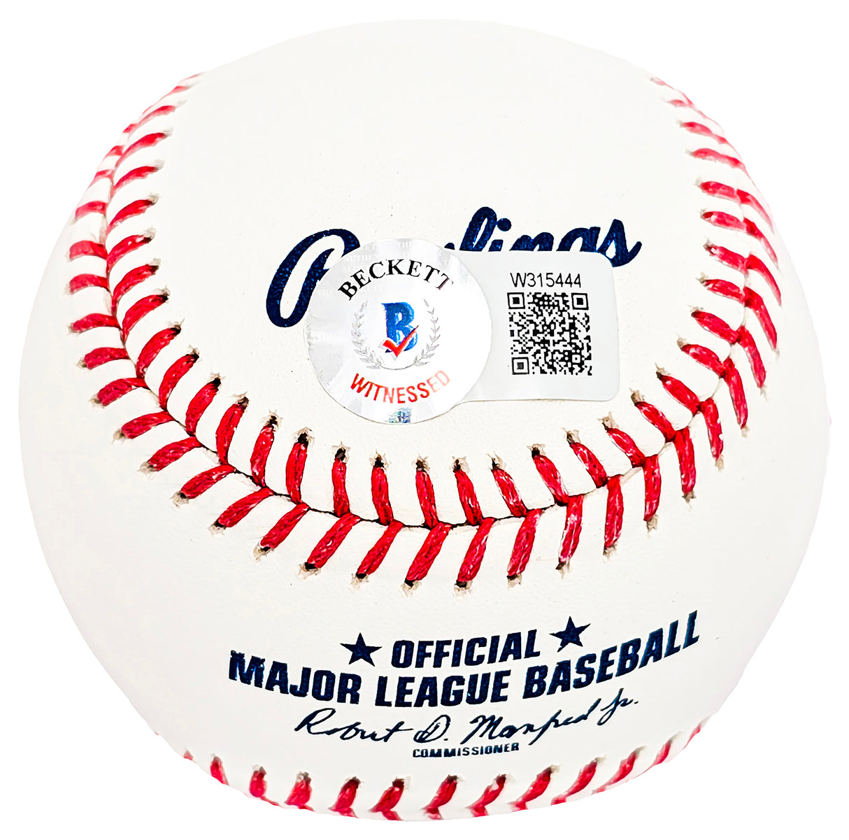 Chuck Knoblauch Autographed Official MLB Baseball New York Yankees "91 AL ROY" Beckett BAS Witness Stock #212255