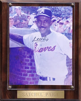 Satchel Paige Autographed Framed 8x10 Photo Atlanta Braves Beckett BAS #AE08162
