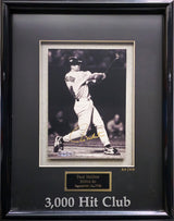 Paul Molitor Autographed Framed Gold 3000th Hit Club 5x7 Photo Minnesota Twins #20/50 UDA Holo #BAF84556