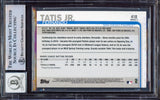 Fernando Tatis Jr. Autographed 2019 Topps Rookie Card #410 San Diego Padres BGS 8 Auto Grade Gem Mint 10 Beckett BAS Stock #212279