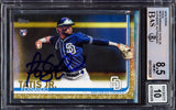 Fernando Tatis Jr. Autographed 2019 Topps Gold Rookie Card #410 San Diego Padres BGS 8.5 Auto Grade Gem Mint 10 Beckett BAS #15350625