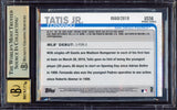 Fernando Tatis Jr. Autographed 2019 Topps Update Gold Rookie Card #US56 San Diego Padres BGS 9.5 Auto Grade Gem Mint 10 Beckett BAS #15350021