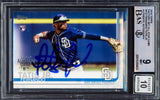 Fernando Tatis Jr. Autographed 2019 Topps All-Star Rookie Card #410 San Diego Padres BGS 9 Auto Grade Gem Mint 10 Beckett BAS #15350433