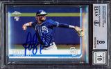 Fernando Tatis Jr. Autographed 2019 Topps Chrome Rookie Card #203 San Diego Padres BGS 8 Auto Grade Gem Mint 10 Beckett BAS #15350704