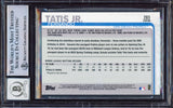 Fernando Tatis Jr. Autographed 2019 Topps Chrome Rookie Card #203 San Diego Padres BGS 8 Auto Grade Gem Mint 10 Beckett BAS #15350705