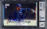 Fernando Tatis Jr. Autographed 2019 Topps Stadium Rookie Card #88 San Diego Padres BGS 8 Auto Grade Gem Mint 10 Beckett BAS #15350682