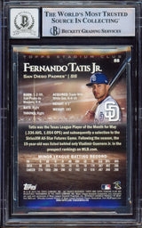 Fernando Tatis Jr. Autographed 2019 Topps Stadium Rookie Card #88 San Diego Padres BGS 8 Auto Grade Gem Mint 10 Beckett BAS #15350684