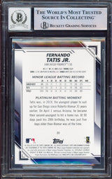 Fernando Tatis Jr. Autographed 2019 Bowman Platinum Variations Rookie Card #23 San Diego Padres BGS 8.5 Auto Grade Gem Mint 10 Beckett BAS #15350607