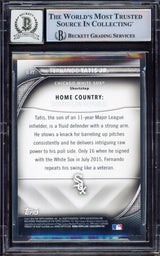 Fernando Tatis Jr. Autographed 2016 Bowman International Ink Rookie Card #II-FT San Diego Padres BGS 9 Auto Grade Gem Mint 10 Beckett BAS #15350429