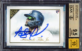 Fernando Tatis Jr. Autographed 2019 Topps Gallery Rookie Card #56 San Diego Padres BGS 9.5 Auto Grade Gem Mint 10 Highest Graded Beckett BAS #15349996