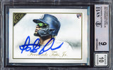 Fernando Tatis Jr. Autographed 2019 Topps Gallery Rookie Card #56 San Diego Padres BGS 9 Auto Grade Gem Mint 10 Beckett BAS #15350422