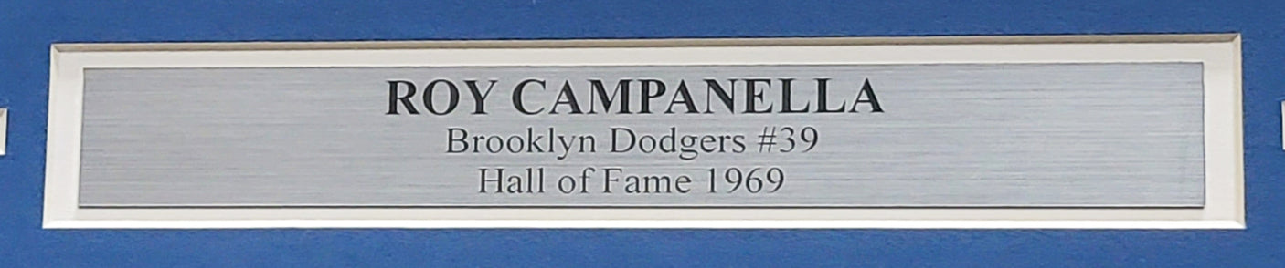 Roy Campanella Autographed Framed 16x20 Photo Brooklyn Dodgers PSA/DNA #S00330