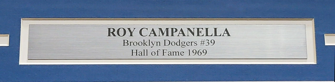 Roy Campanella Autographed Framed 16x20 Photo Brooklyn Dodgers PSA/DNA #S00331
