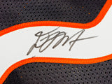 Chicago Bears DJ Moore Autographed Blue Jersey Beckett BAS Witness Stock #238785