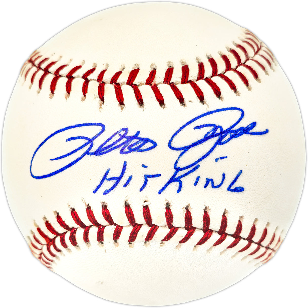 Pete Rose Autographed Official NL Baseball Cincinnati Reds "Hit King" PR Holo Stock #238655