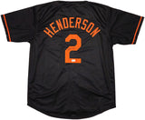 Baltimore Orioles Gunnar Henderson Autographed Black Jersey Beckett BAS Witness Stock #238793