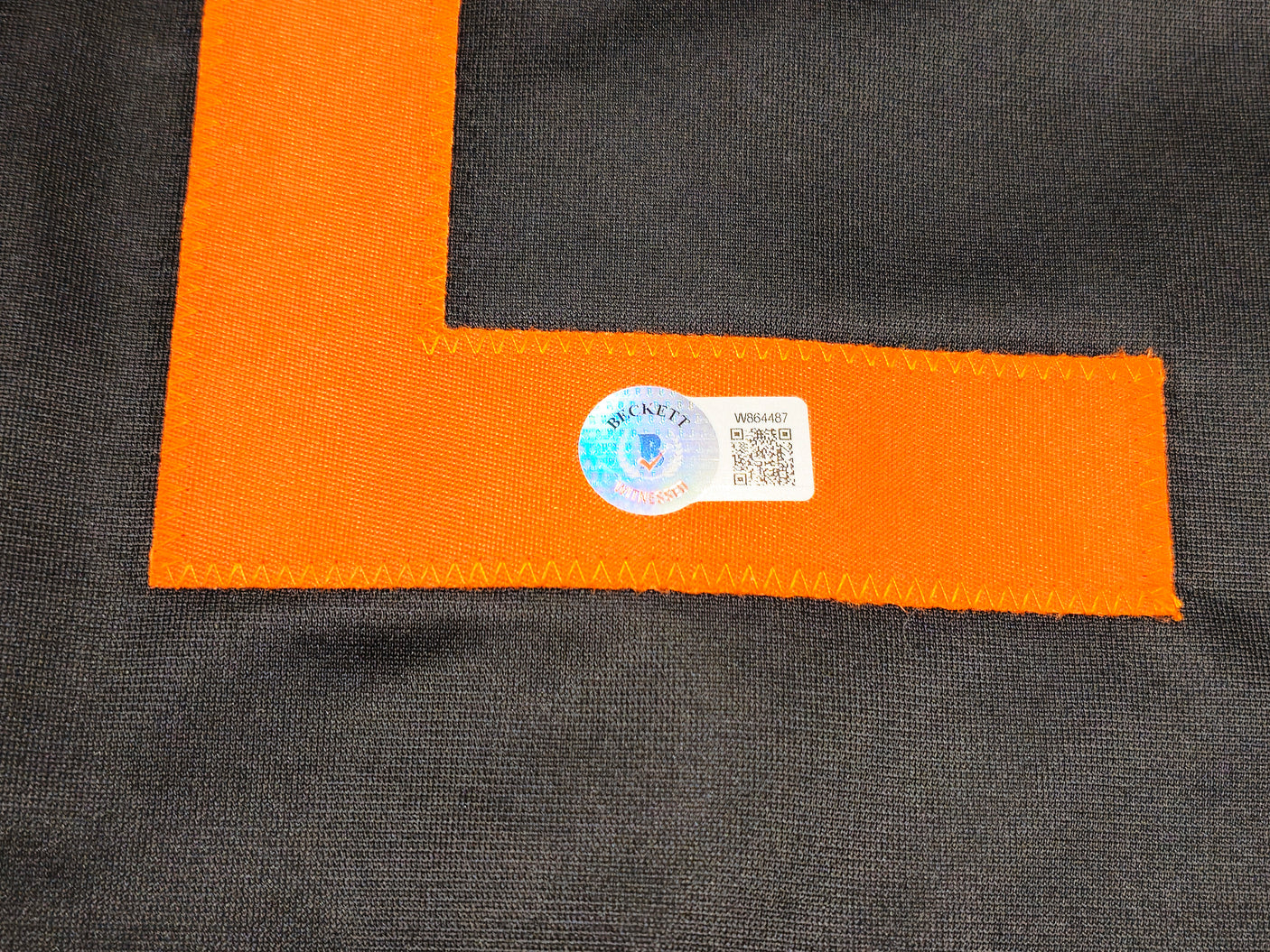 Baltimore Orioles Gunnar Henderson Autographed Black Jersey Beckett BAS Witness Stock #238793