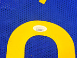 Golden State Warriors Stephen Curry Autographed Blue Jersey JSA Stock #238792