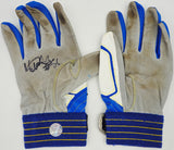 Ichiro Suzuki Autographed Pair of Blue & Grey Mizuno Game Used Batting Gloves Seattle Mariners "#51" IS Holo SKU #238823