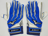 Ichiro Suzuki Autographed Pair of Blue & Grey Mizuno Game Used Batting Gloves Seattle Mariners "#51" IS Holo SKU #238824