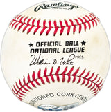 Mike Schmidt Autographed Official NL Baseball Philadelphia Phillies Beckett BAS QR #BL93474