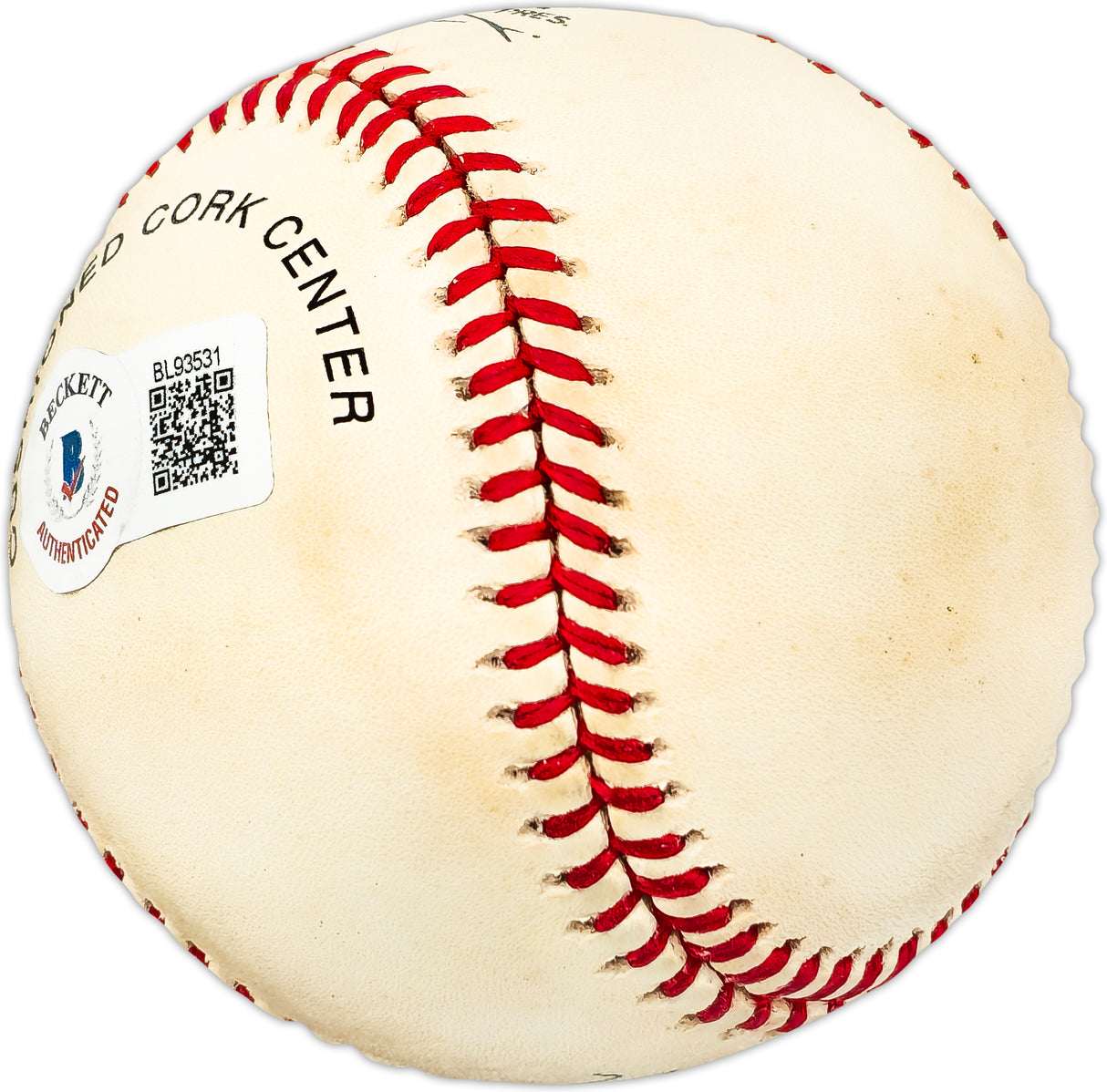 Mike Schmidt Autographed Official NL Baseball Philadelphia Phillies Beckett BAS QR #BL93531