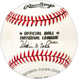 Vicente Amor Autographed Official NL Baseball Cincinnati Reds Beckett BAS QR #BL93576
