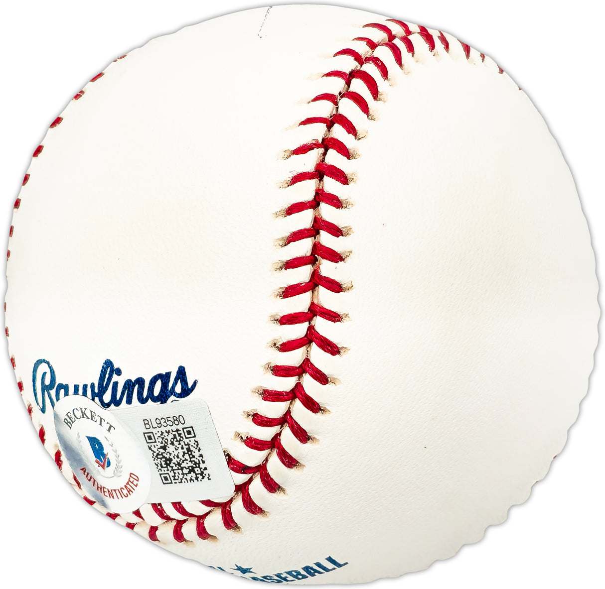 Kosuke Fukudome Autographed Official MLB Baseball Chicago Cubs Beckett BAS QR #BL93580