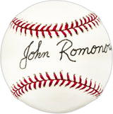 John Romonosky Autographed Official MLB Baseball Cardinals, Senators Beckett BAS QR #BL93581