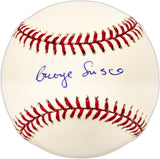 George Susce Autographed Official MLB Baseball Boston Red Sox Beckett BAS QR #BL93584