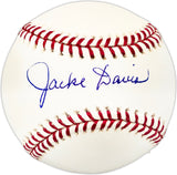 Jacke Davis Autographed Official MLB Baseball Philadelphia Phillies Beckett BAS QR #BL93599