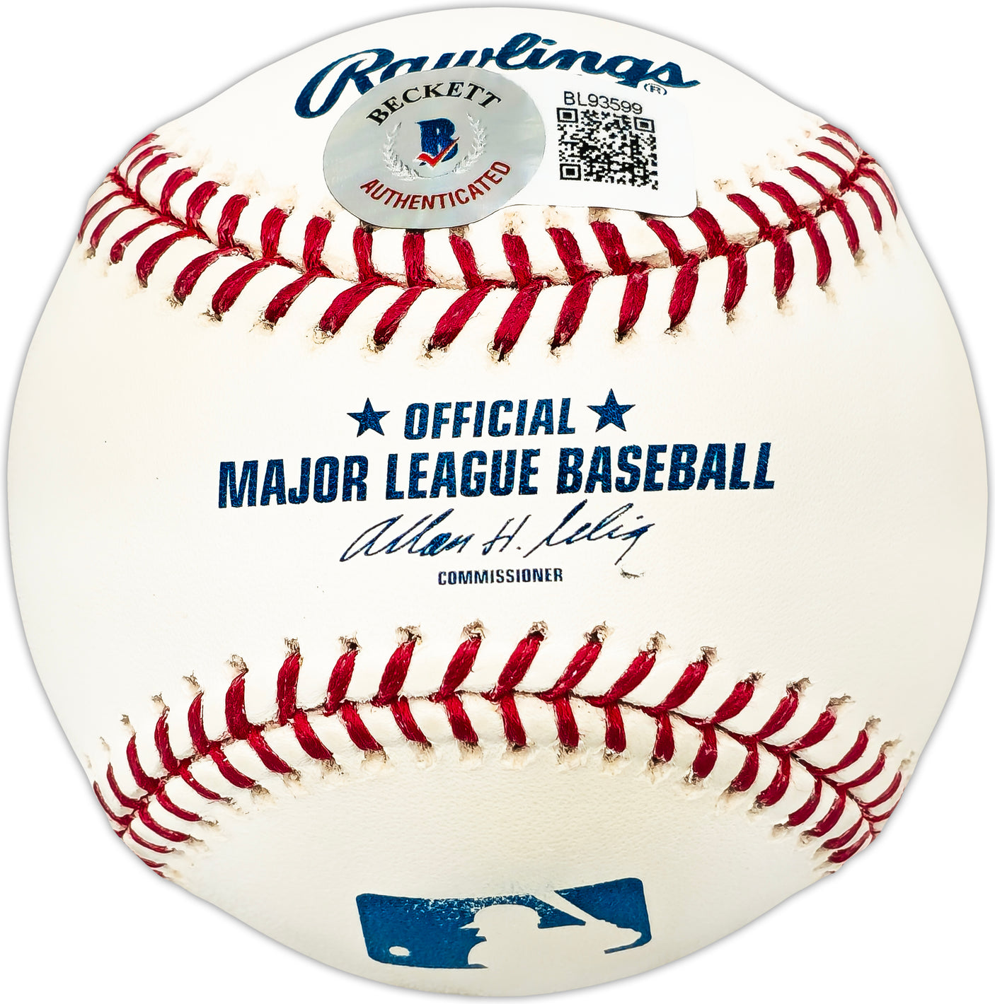 Jacke Davis Autographed Official MLB Baseball Philadelphia Phillies Beckett BAS QR #BL93599