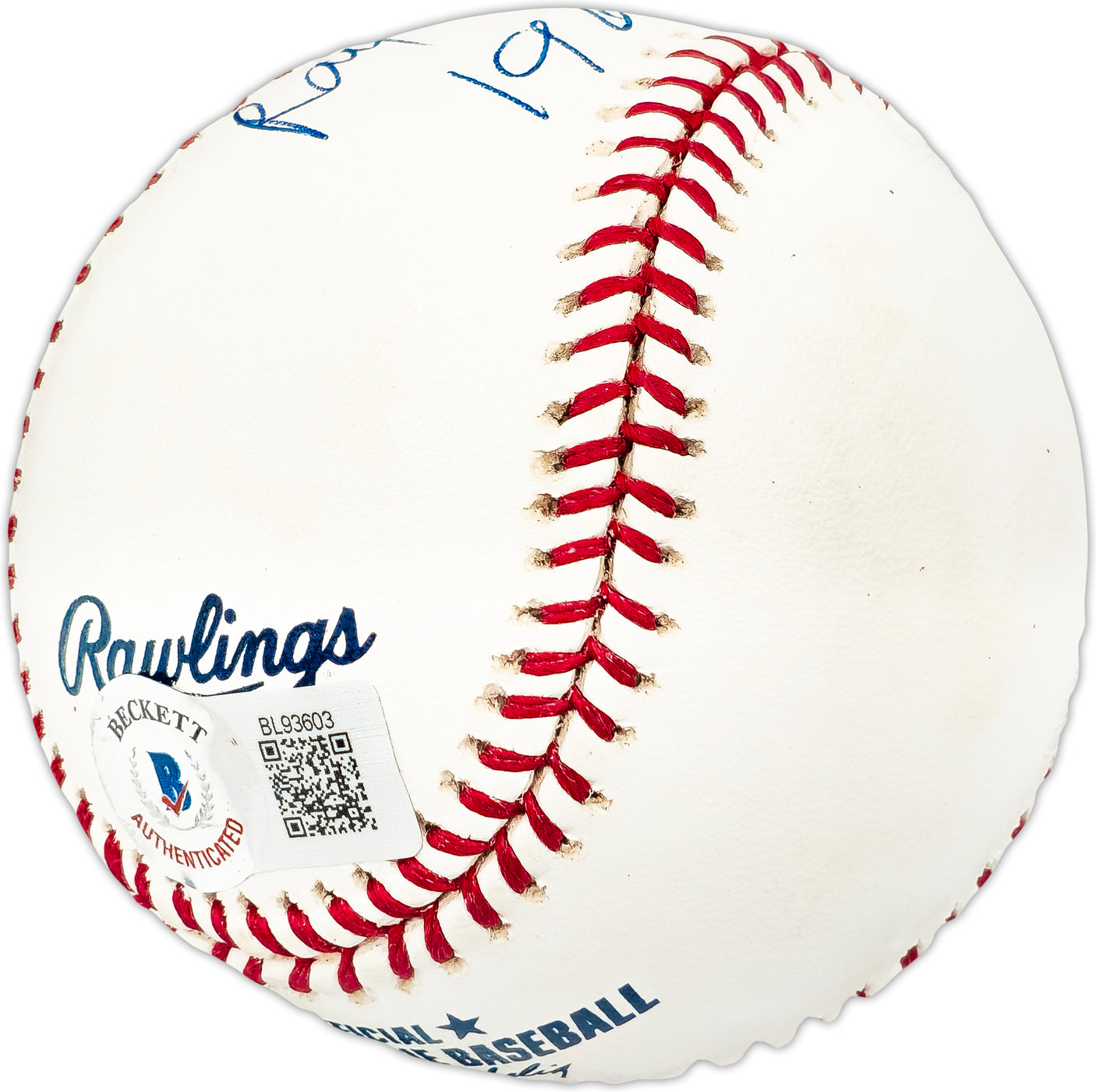 Ray Corky Withrow Autographed Official MLB Baseball St. Louis Cardinals "1963 Cardinals" Beckett BAS QR #BL93603