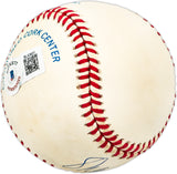 Marvin Lane Autographed Official AL Baseball Detroit Tigers Beckett BAS QR #BL93621