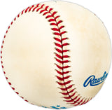 Marvin Lane Autographed Official AL Baseball Detroit Tigers Beckett BAS QR #BL93621