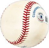 Paul Hopkins Autographed Official AL Baseball Washington Senators "Pitched Babe Ruth's 59th HR 9/29/27" Beckett BAS QR #BL93623