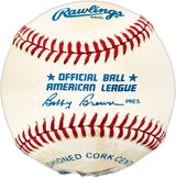 Oscar Azocar Autographed Official AL Baseball New York Yankees, San Diego Padres Beckett BAS QR #BL93627