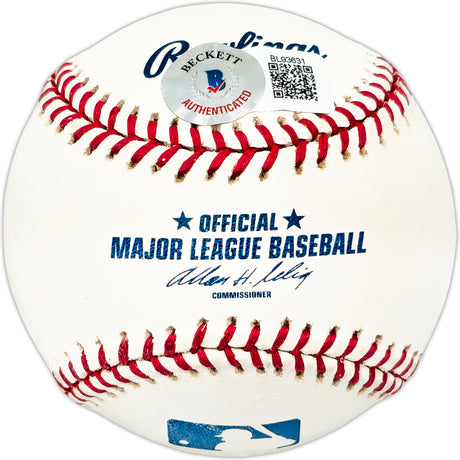Bobby Knoop Autographed Official MLB Baseball California Angels Beckett BAS QR #BL93631
