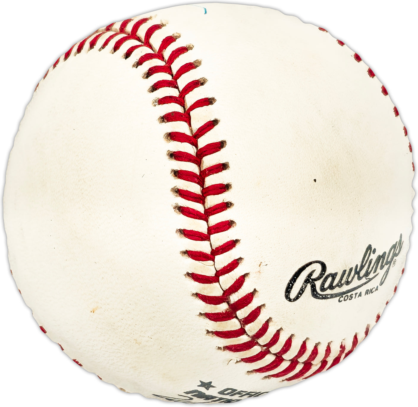 Eddie Taubensee Autographed Official NL Baseball Cincinnati Reds, Cleveland Indians Beckett BAS QR #BL93640