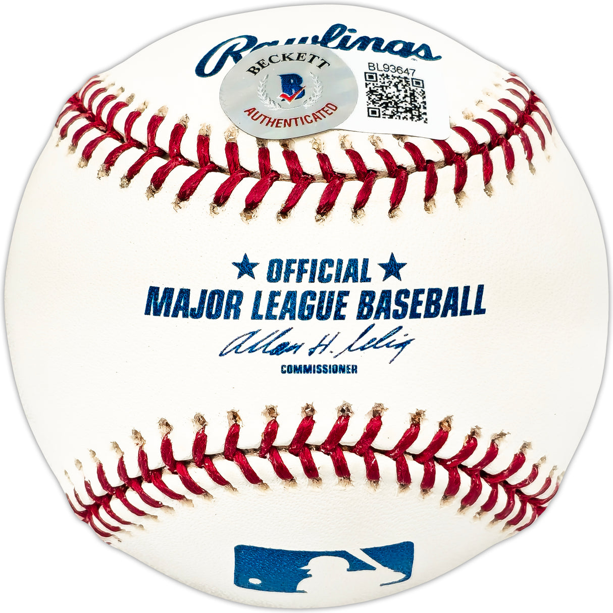 Gene Oliver Autographed Official MLB Baseball Chicago Cubs "69 Cubs #12" Beckett BAS QR #BL93647