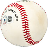 George Freese Autographed Official NL Baseball Pittsburgh Pirates, Chicago Cubs Beckett BAS QR #BL93651