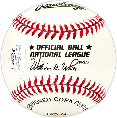 Pee Wee Reese Autographed Official NL Baseball Brooklyn Dodgers JSA #GG06597