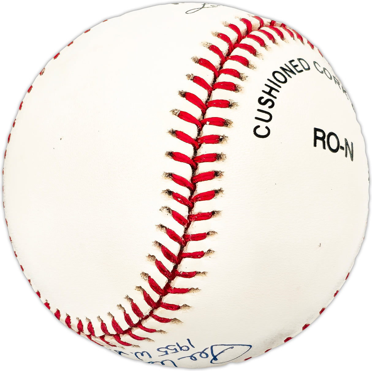 Pee Wee Reese Autographed Official NL Baseball Brooklyn Dodgers "1955 WS Champs" Beckett BAS #Y94122