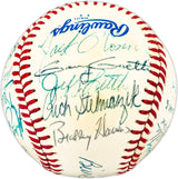 1982 Minnesota Twins Team Autographed Official AL Baseball With 24 Signatures SKU #225422