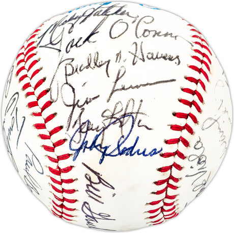 1982 Minnesota Twins Team Autographed Official AL Baseball With 30 Signatures SKU #225431