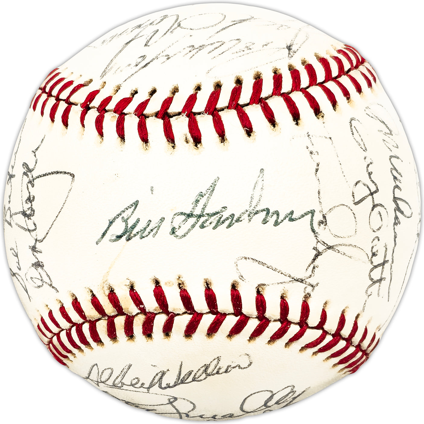 1981 Minnesota Twins Team Autographed Official Spalding MLB Baseball With 23 Signatures SKU #225432