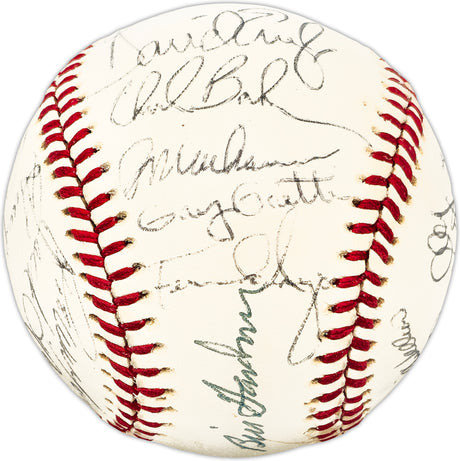 1981 Minnesota Twins Team Autographed Official Spalding MLB Baseball With 23 Signatures SKU #225432