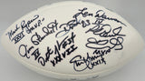 Super Bowl MVP's Autographed White Wilson NFL Football With 16 Signatures Including Joe Namath PSA/DNA #AB10133
